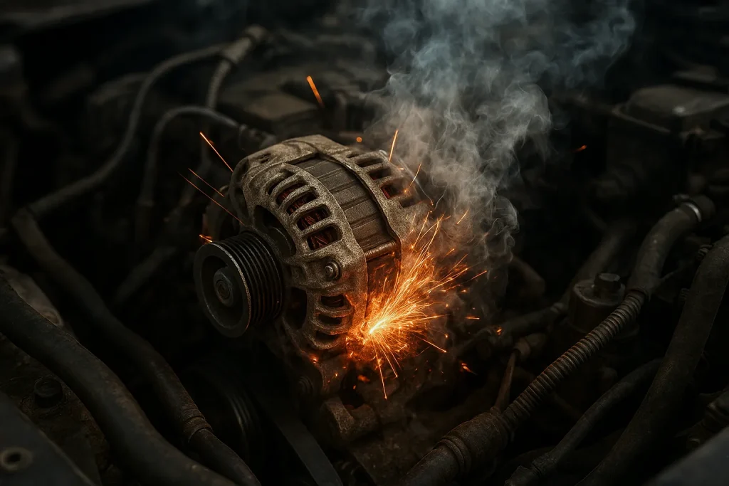 خرابی دینام ماشین 